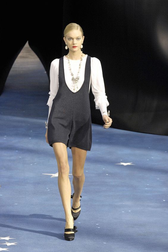 Chanel Chanel S/S 08' karl lagerfeld - knit silk jumpsuit Size XS / US 0-2 / IT 36-38 - 1 Thumbnail