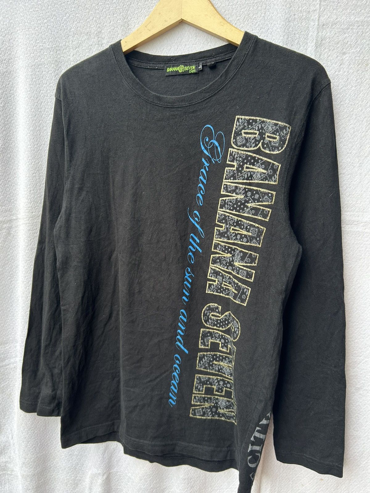 If Six Was Nine × Japanese Brand × Le Grande Bleu (L.G.B.) Japanese banana seven poem gothic longsleeve Size US L / EU 52-54 / 3 - 3 Thumbnail