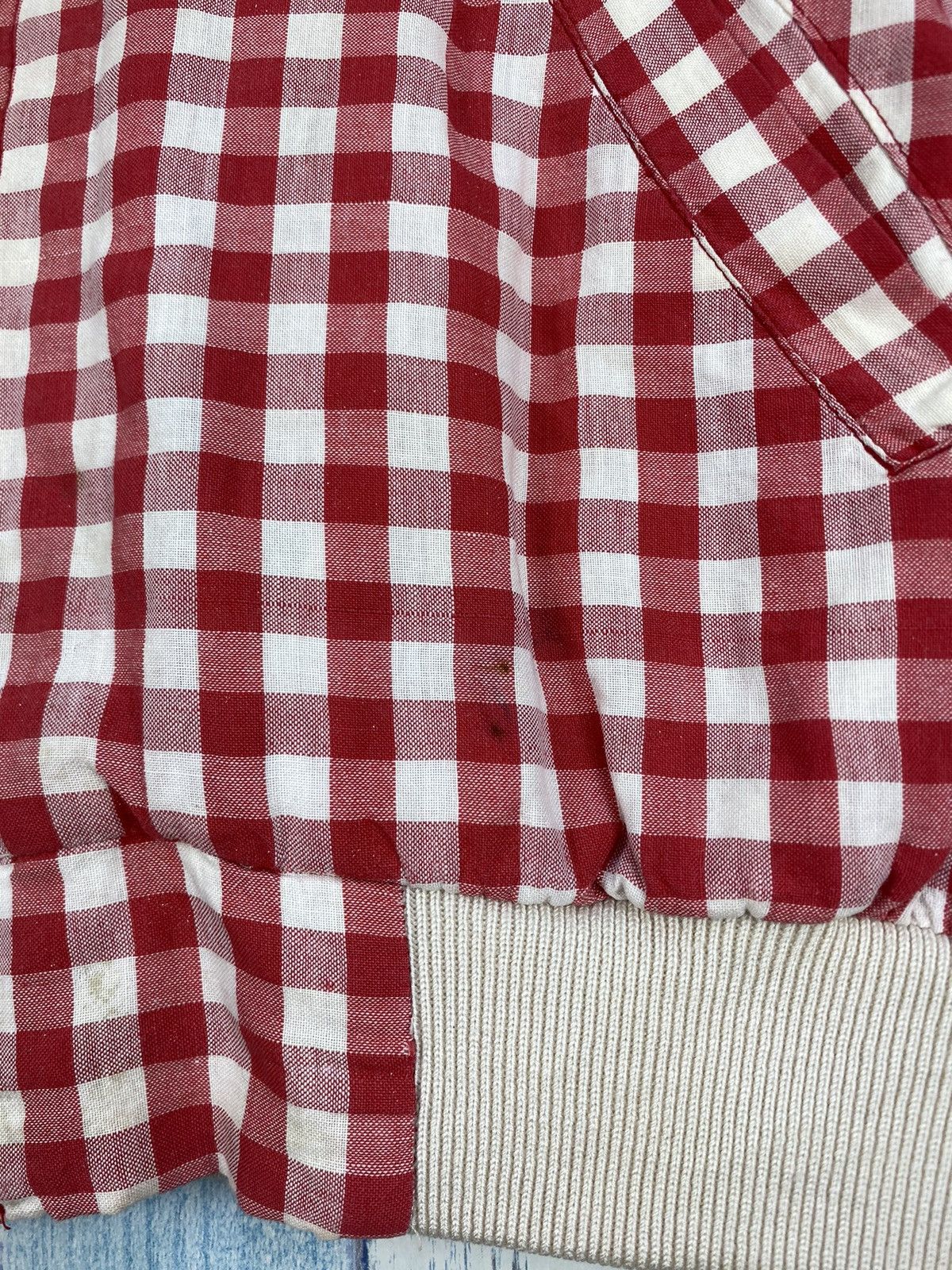 Vintage Vintage 1993 James Dean Gingham Bomber Jacket Size US M / EU 48-50 / 2 - 8 Thumbnail