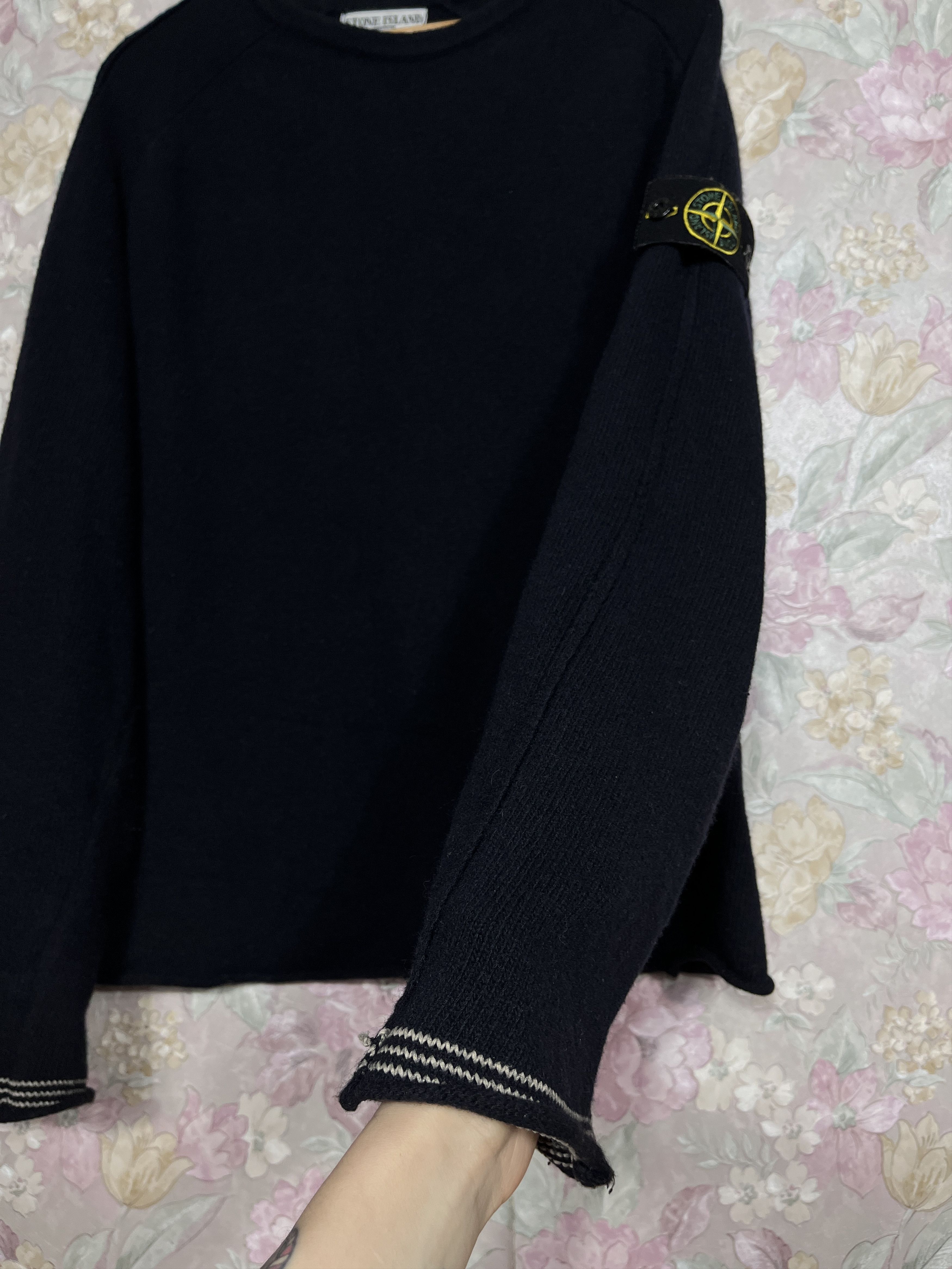 Stone Island Vintage Stone Island Wool Knit sweater Size US XL / EU 56 / 4 - 2 Thumbnail