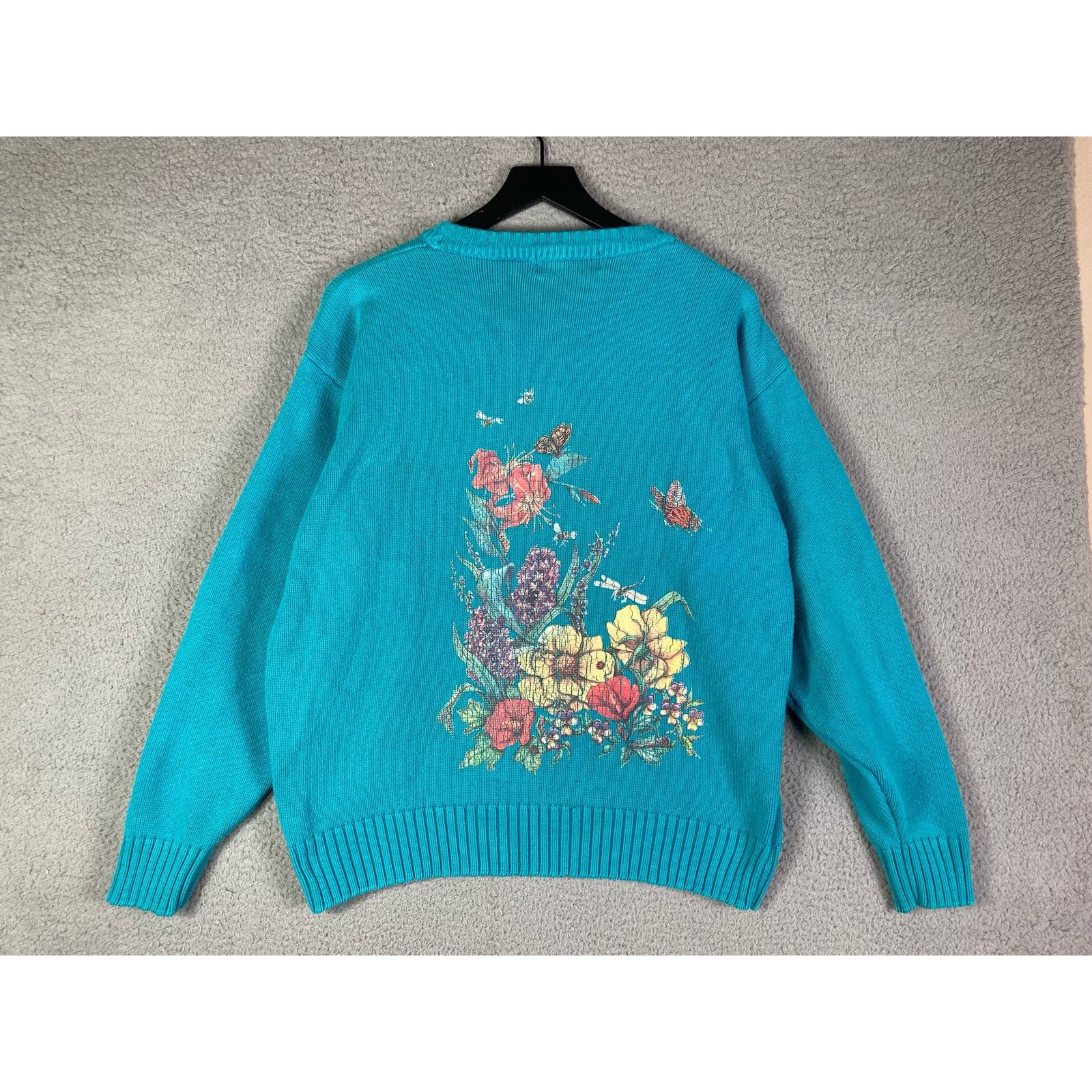 Eddie Bauer Vintage Sweater Eddie Bauer Knit Womens Pullover Garden M Size M / US 6-8 / IT 42-44 - 4 Thumbnail