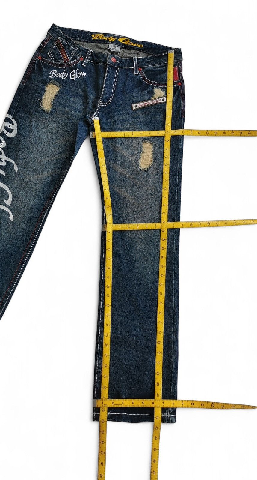 Body Glove 90s Body Glove California Surf Groove Denim Pants Size US 33 - 13 Thumbnail