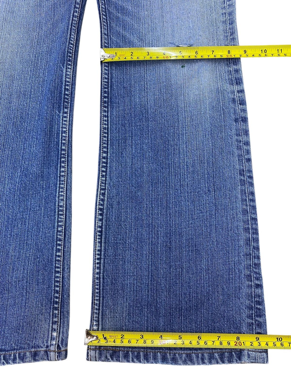 Japanese Brand Japanese Brand Acid Blue Wash Style Flare Jeans Size US 34 / EU 50 - 8 Thumbnail