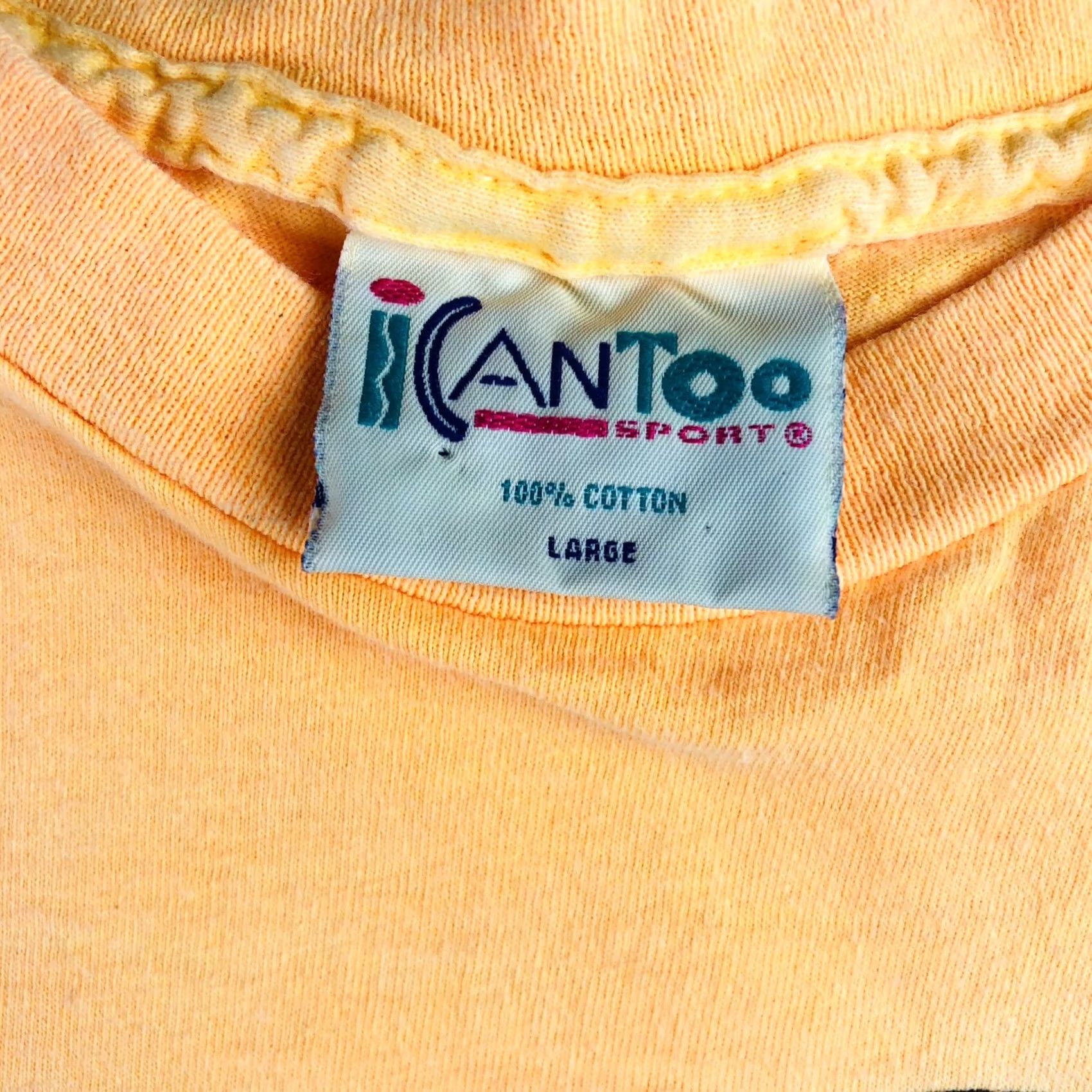 Vintage VTG Marco Island Single Stitch S/S Graphic T-Shirt Yellow Large Unisex 1990s Graphic Tee MTI Sportswear/Beach Mens Womens Size US XL / EU 56 / 4 - 4 Thumbnail