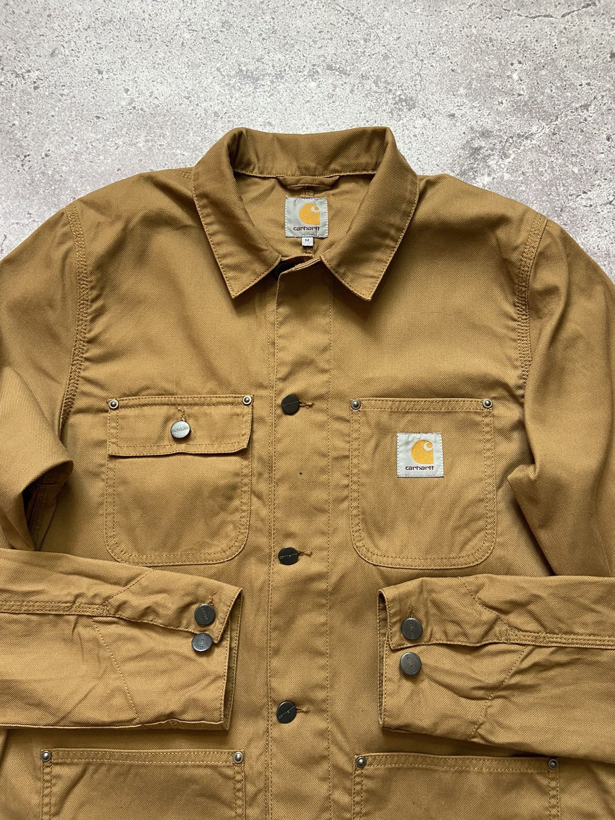 Carhartt Carhartt WIP Brown Michigan Coat Work Jacket Size US M / EU 48-50 / 2 - 2 Thumbnail