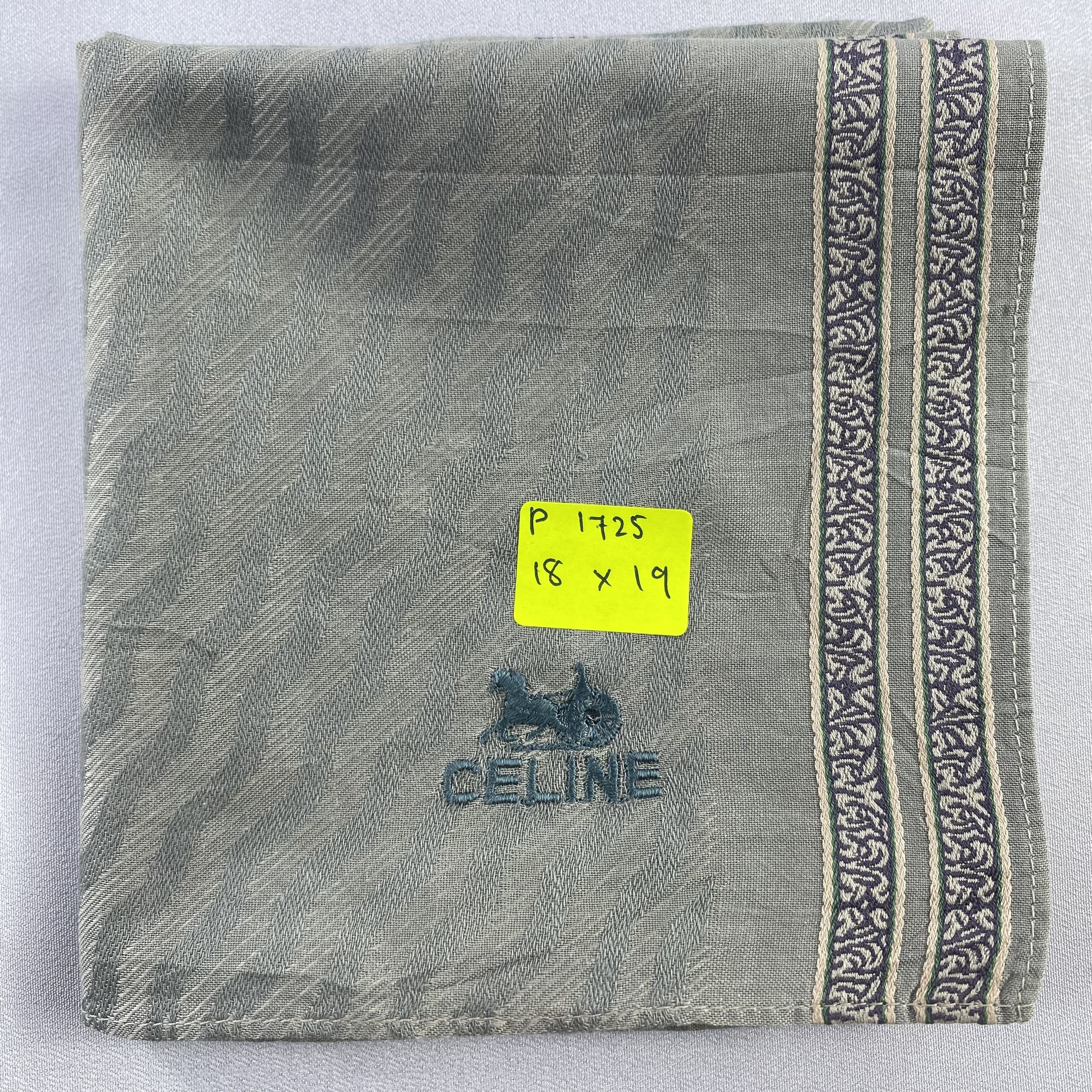 Celine × Vintage Celine Bandana/ Handkerchief / Neckerchief-P1725 Size ONE SIZE - 5 Thumbnail