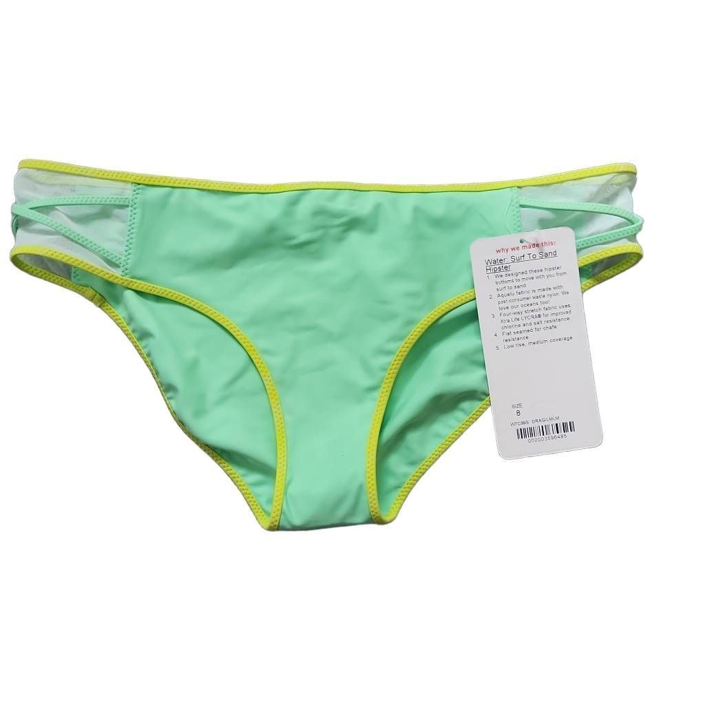 Lululemon Lululemon Women's Size 8 Dragon Lemon Lime Surf to Sand Hips Size 30" / US 8 / IT 44 - 1 Thumbnail