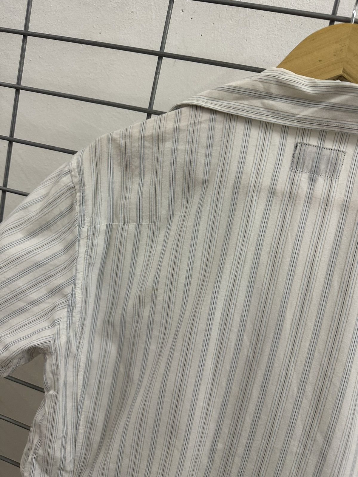 Japanese Brand Rare Beautiful PPFM Striped Camp Open Collar Shirt Y2K Style Size XL / US 12-14 / IT 48-50 - 8 Thumbnail