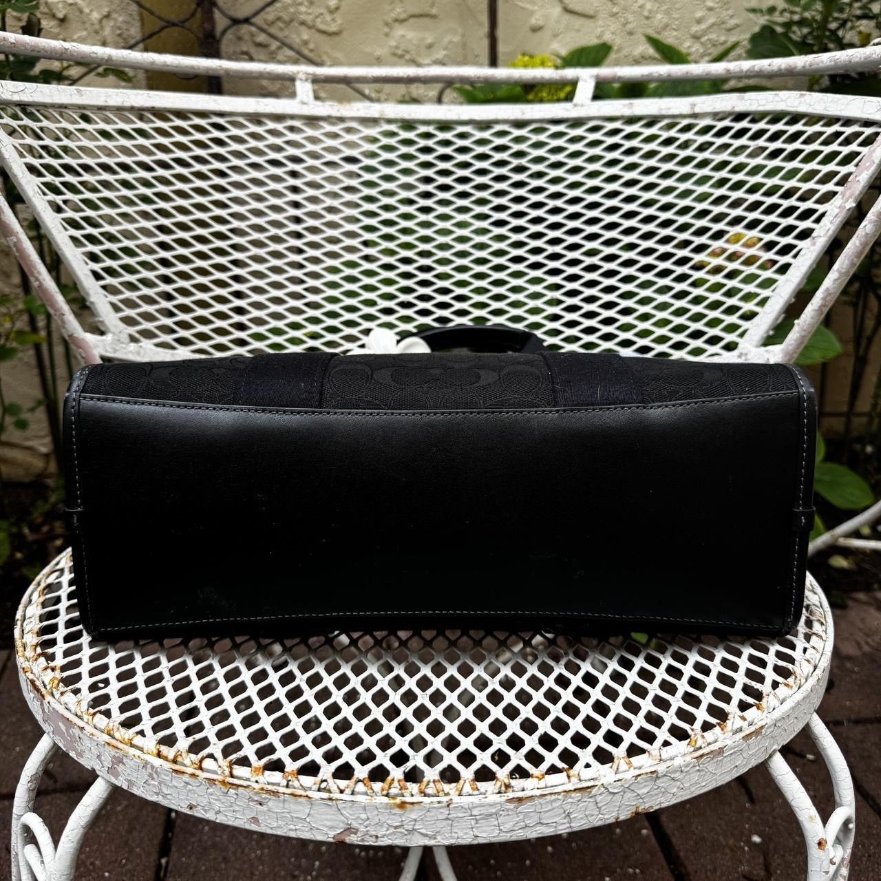 Coach Coach Smith Tote Black with Black Monograming Size ONE SIZE - 3 Thumbnail