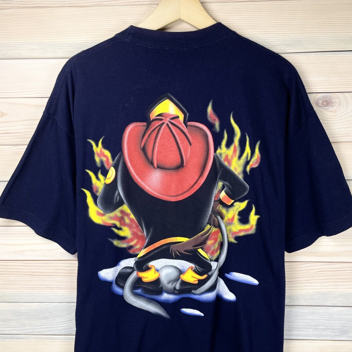Vintage 🦁Warner Bros.🦁 Tasmanian Devil Vintage T-shirt Size US L / EU 52-54 / 3 - 9 Thumbnail