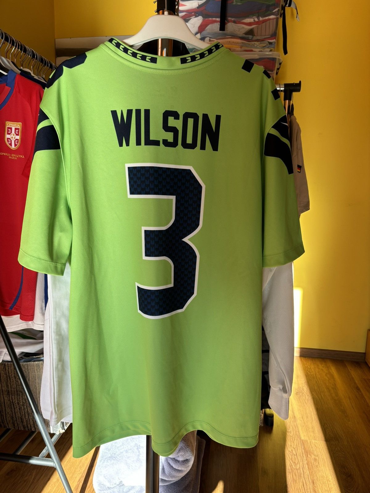 Nike Seattle Seahawks Wilson Nike M NFL USA jersey Size US M / EU 48-50 / 2 - 2 Thumbnail