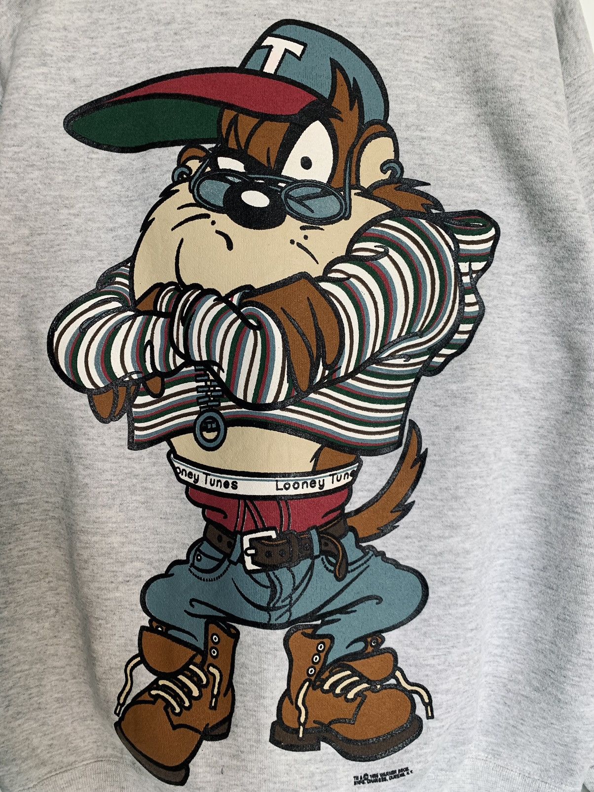 Other Vintage Looney Tunes Tazmania Mirror Print sweatshirt Size US L / EU 52-54 / 3 - 3 Thumbnail
