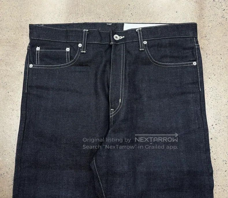 Neighborhood Neighborhood size L 23aw Raw Denim Jeans Rigid Indigo Deni Size US 27 - 4 Thumbnail