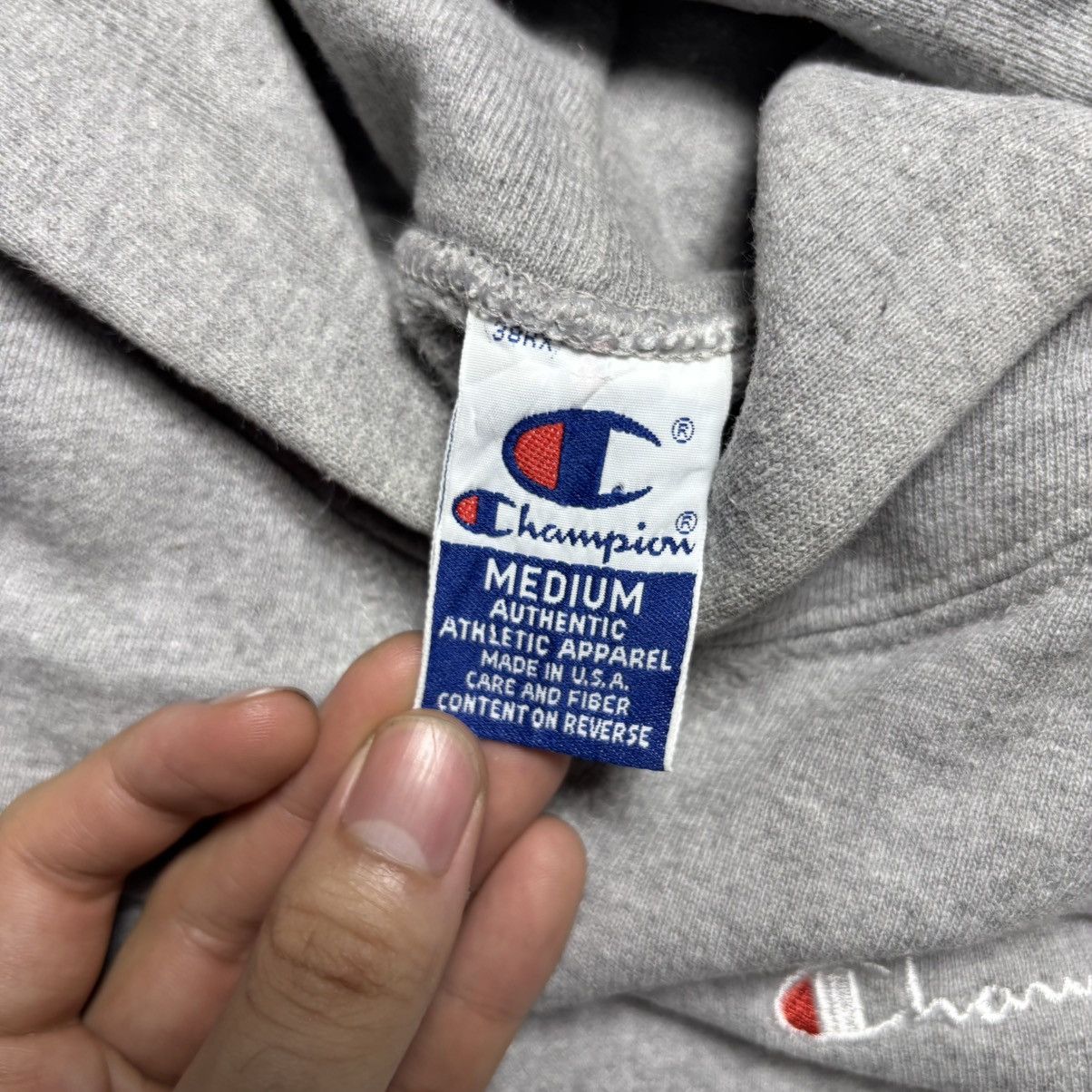 Champion Vintage 90s Champion Hoodie Made in USA Gray Size M Size US M / EU 48-50 / 2 - 5 Thumbnail