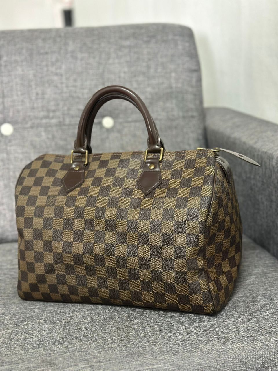 Louis Vuitton Authentic Louis Vuitton Monogram Damier Ebene Speedy 30 Size ONE SIZE - 2 Thumbnail