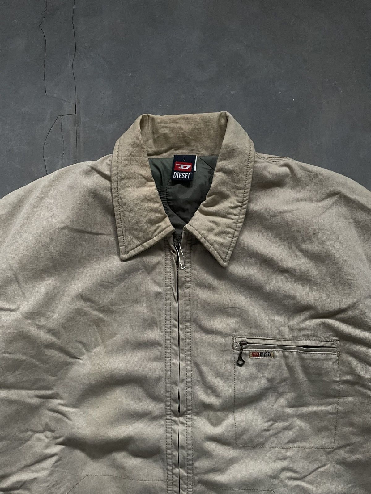 Diesel 1990’s Diesel - Lampo Zips Made in Italy Detroit Jacket Size US XL / EU 56 / 4 - 5 Thumbnail