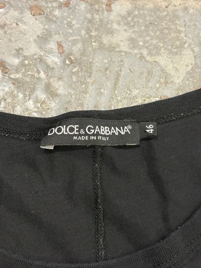 Dolce & Gabbana 2000s Dolce & Gabbana Black Al Pacino T-Shirt Size US S / EU 44-46 / 1 - 9 Thumbnail