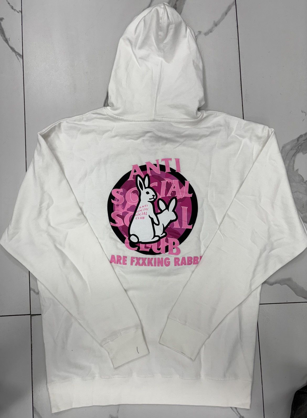 Anti Social Social Club Anti Social Social Club x FR2 Intercontinental Hoodie "White Size US XL / EU 56 / 4 - 4 Thumbnail