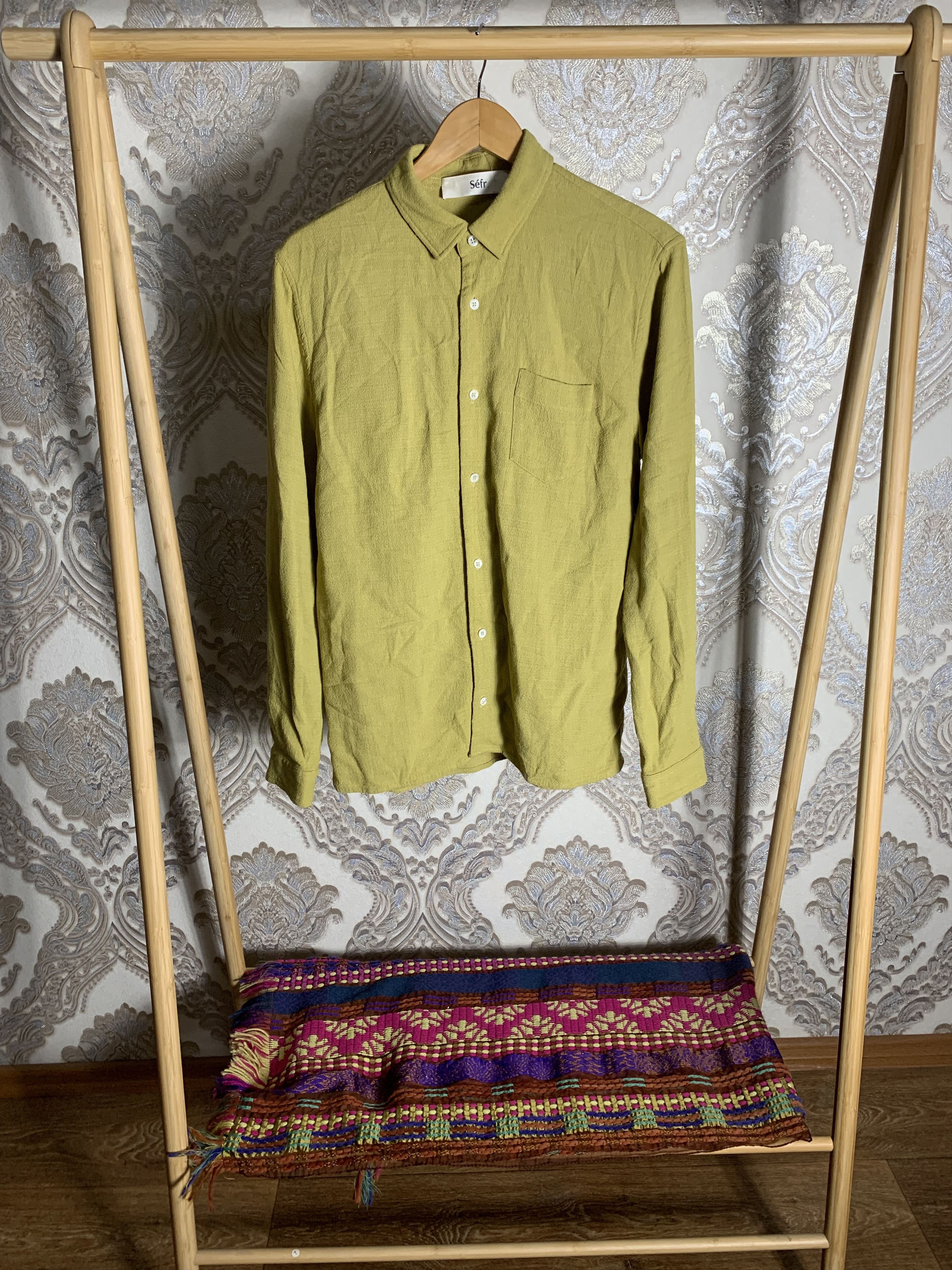 Sefr VERY RARE SEFR CLASSIC DESIGNER CASUAL SHIRT WOOL JAPAN Y2K Size US M / EU 48-50 / 2 - 1 Thumbnail