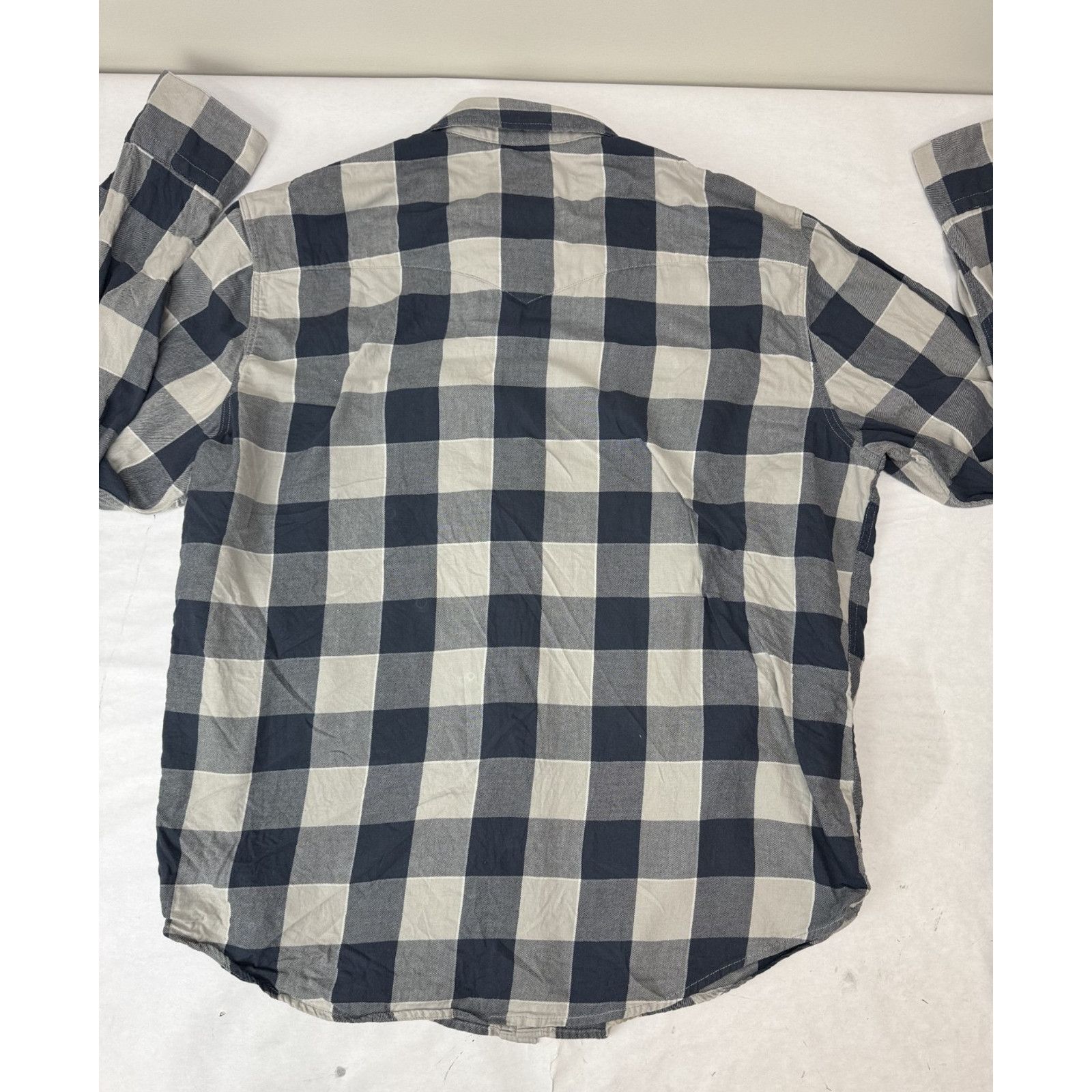 Levi's Levi's New York Yankees Plaid Snap Up Shirt Men XL Size US XL / EU 56 / 4 - 7 Thumbnail