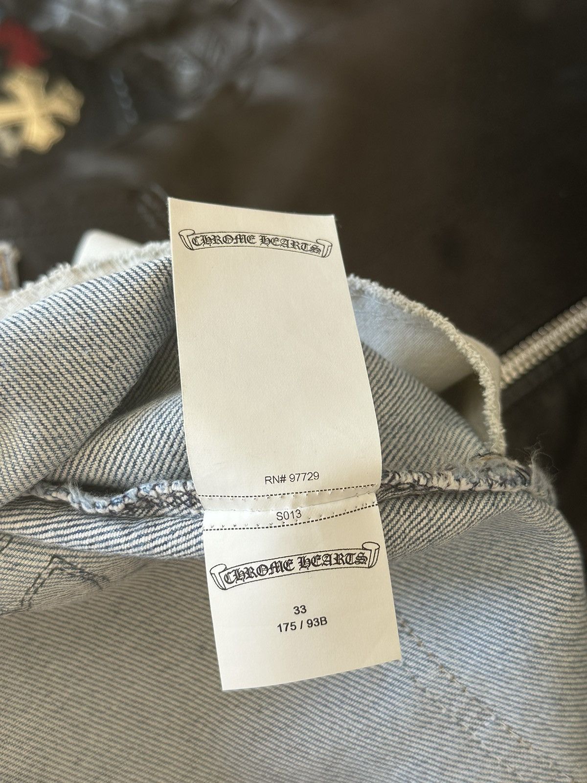 Chrome Hearts CHROME HEARTS ORANGE TAB PATCHED PANTS Size US 33 - 7 Thumbnail