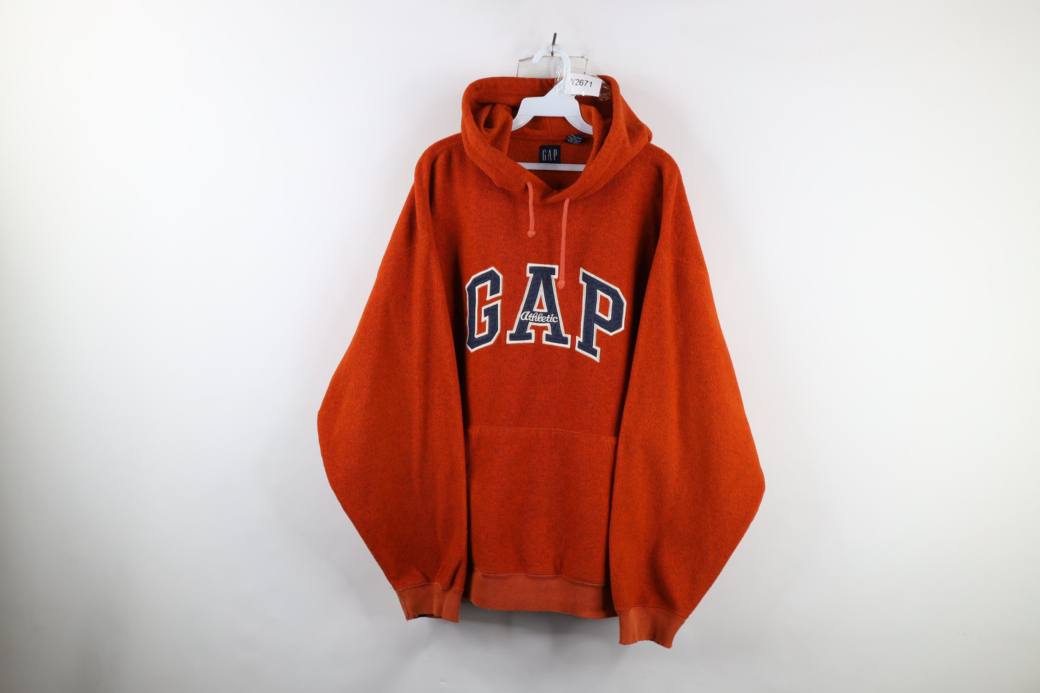 Vintage 90s GAP Fleece popular Spellout Hoodie