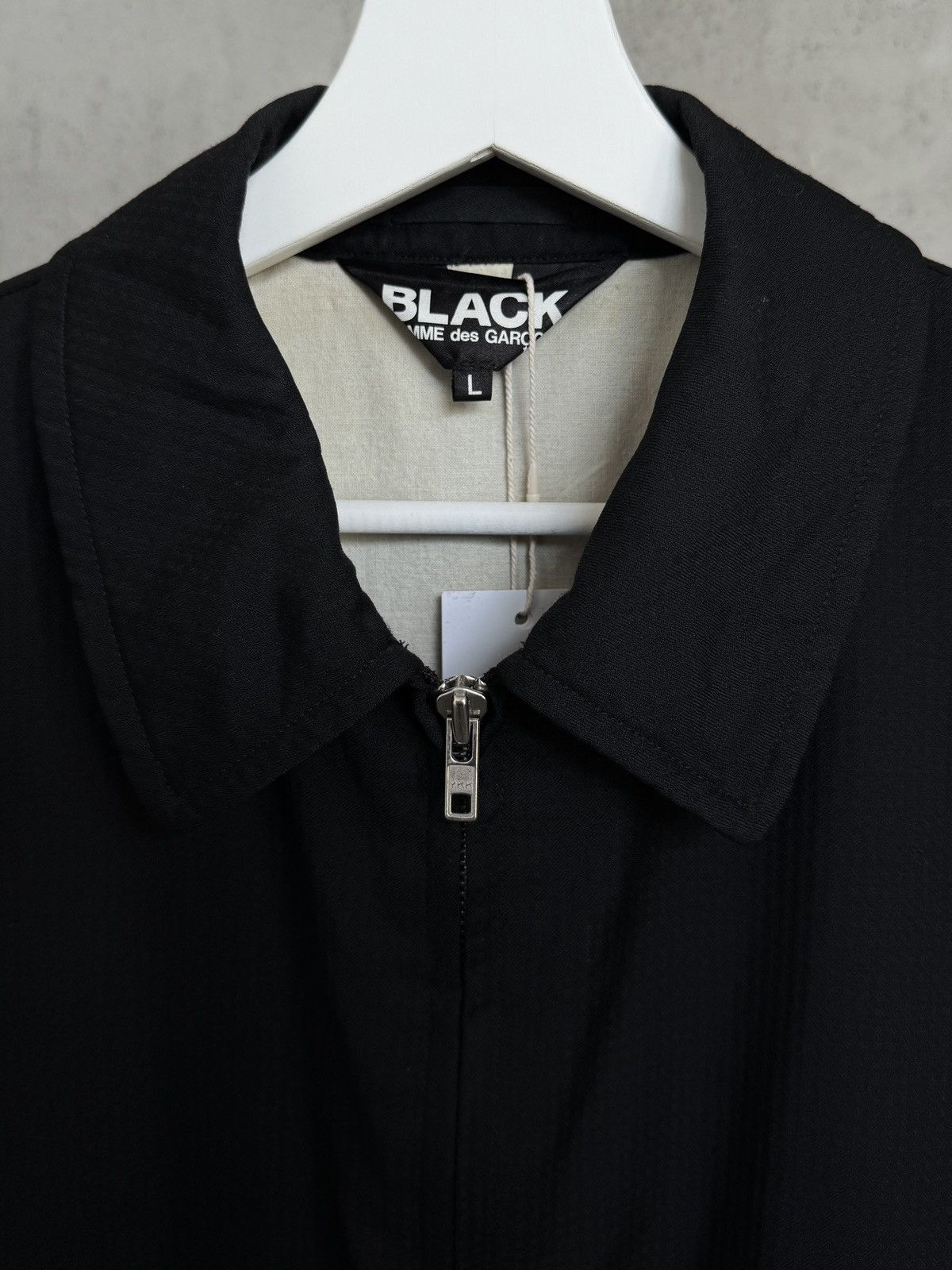 Comme des Garcons Comme Des Garçons Black 13579 Wool Zip Up Jacket SS21 Size US L / EU 52-54 / 3 - 7 Thumbnail