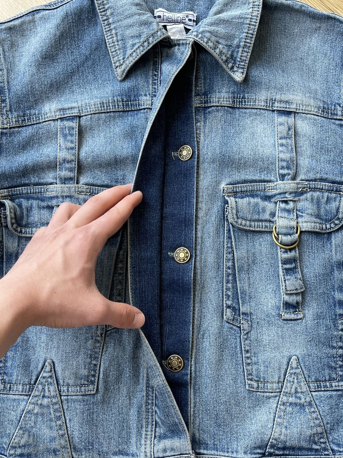 Japanese Brand Archive Denim Bondage Jacket D-Ring Straps Utility Y2K Goth Size US S / EU 44-46 / 1 - 7 Thumbnail