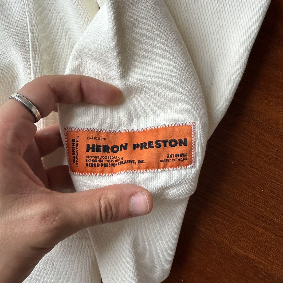 Heron Preston Heron Preston security boxy fit hoodie size M Size US M / EU 48-50 / 2 - 5 Thumbnail