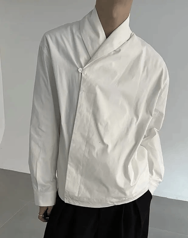 Japanese Brand × Vintage Avant garde fashion retro wrap jacket aesthetic Size US M / EU 48-50 / 2 - 1 Thumbnail