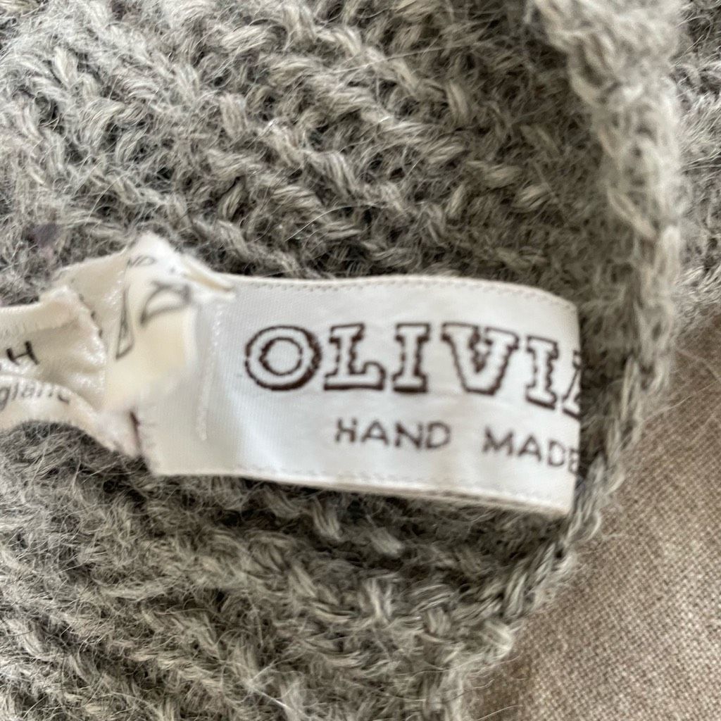 Other Vintage Olivia Paul 100% Alpaca Made in England Texture Knit Size L / US 10 / IT 46 - 7 Thumbnail
