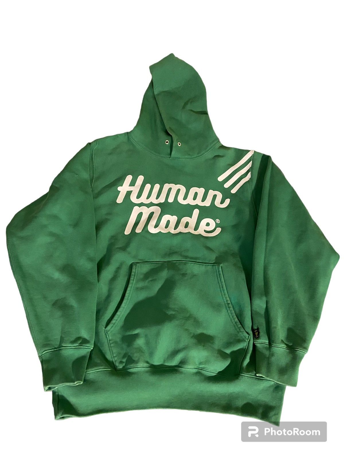 Human Made Human Made Pizza Hoody Green size XL USED | Grailed
