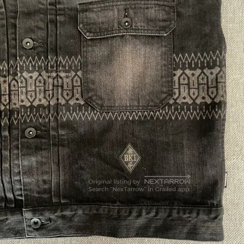 Neighborhood Neighborhood Black Soul Denim Jacket Size US XL / EU 56 / 4 - 4 Thumbnail