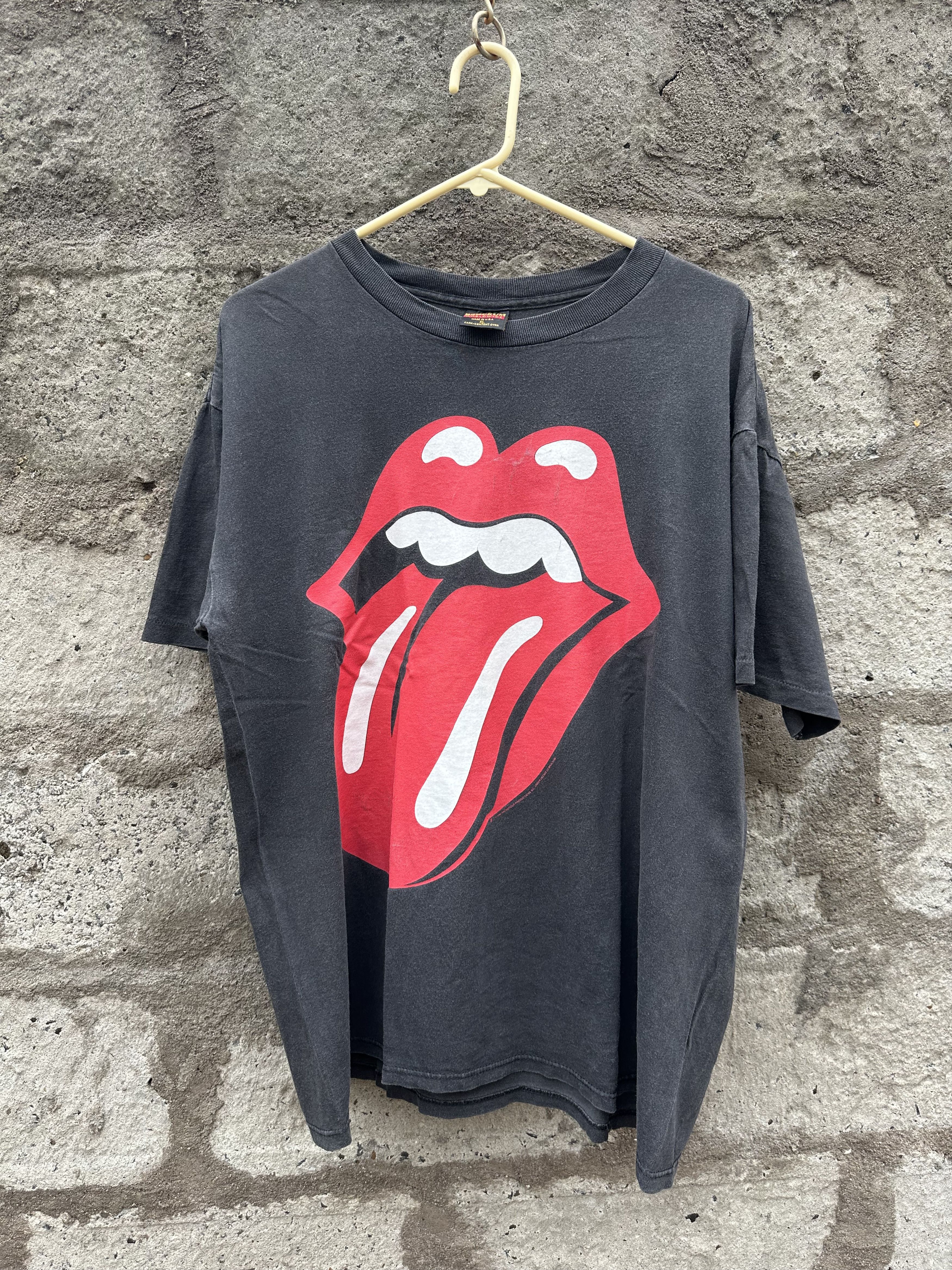 Vintage 90s Rolling Stones Voodoo Lounge Tour T-Shirt Brokum