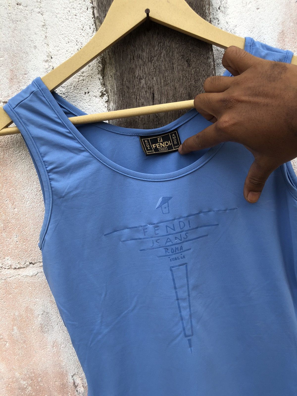 Fendi Fendi Jeans Roma Singlet Size S / US 4 / IT 40 - 4 Thumbnail