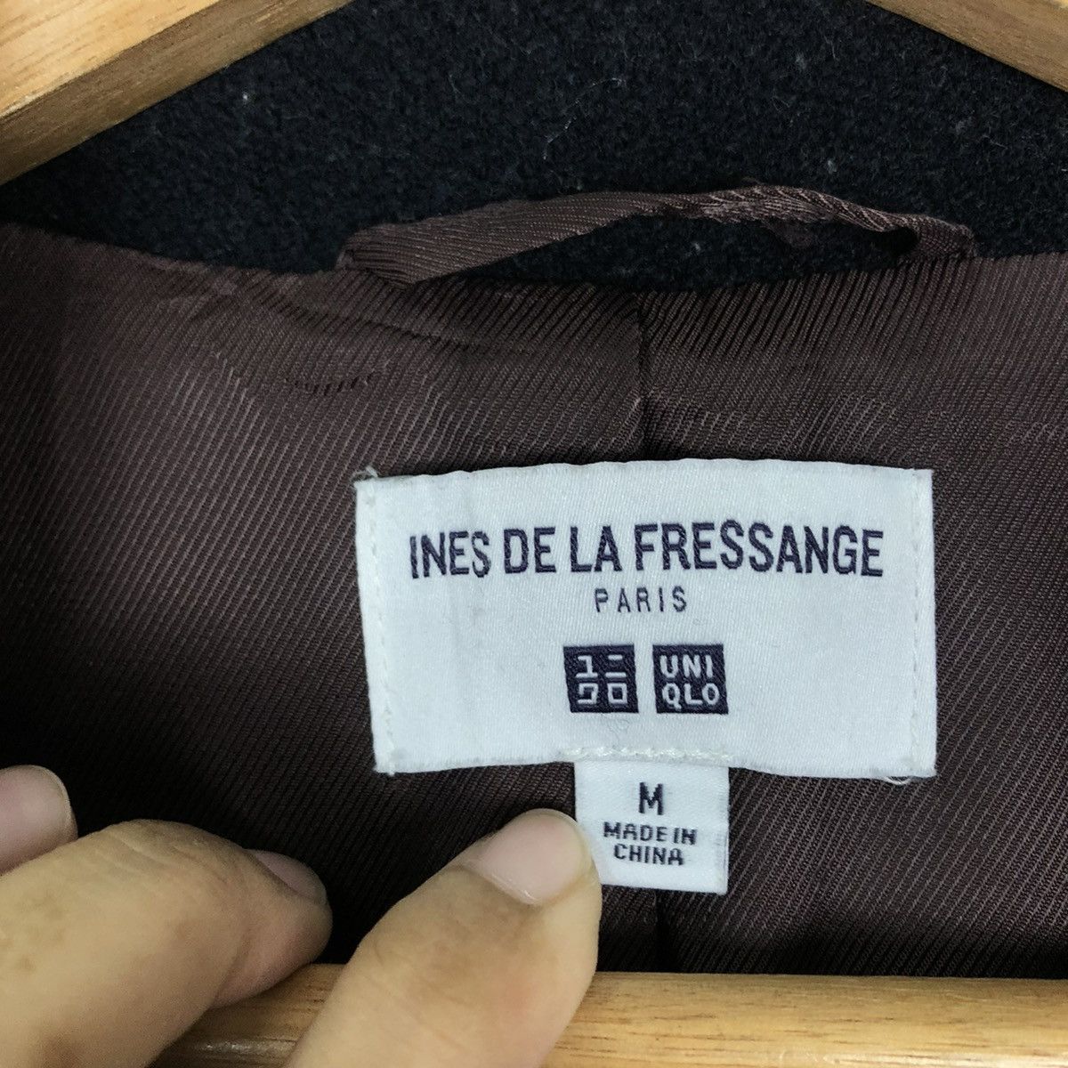 Japanese Brand 🔥VINTAGE WOOL LONG JACKET INES DE LA FRESSANGE ISSEY MIYAKE Size US M / EU 48-50 / 2 - 13 Thumbnail