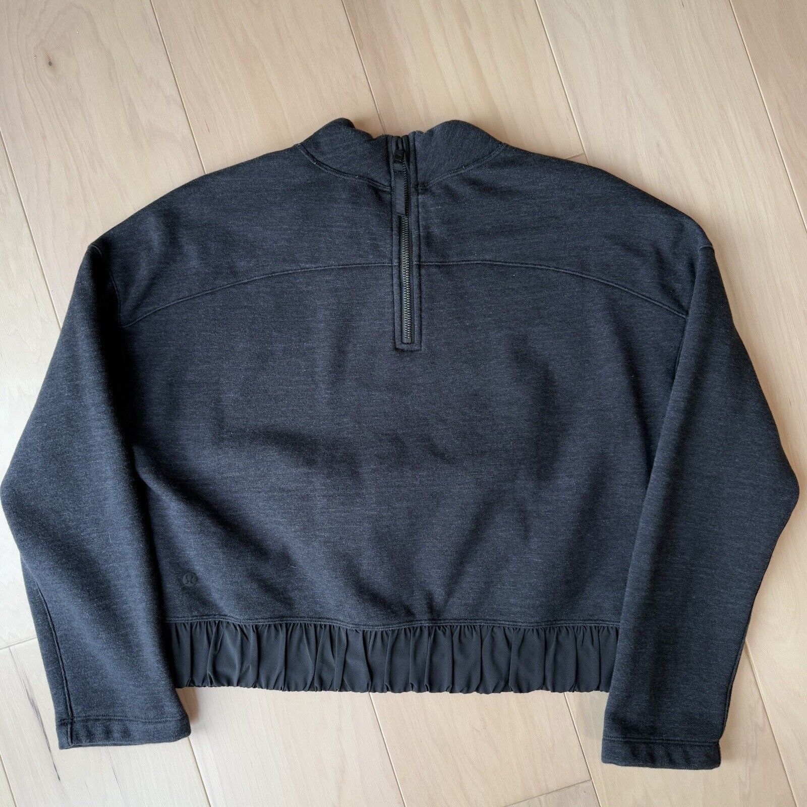 Lululemon Lululemon Light as Warmth Crew 10 Dark Gray Casual Pullover Size L / US 10 / IT 46 - 7 Thumbnail