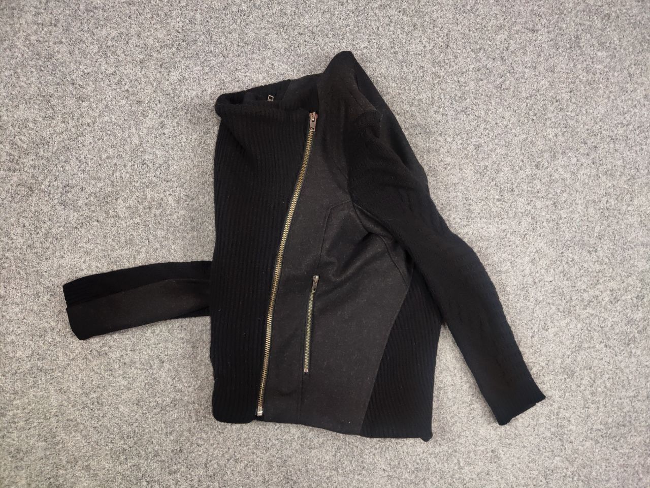 Helmut Lang Helmut Lang Asymmetric combined knit fabric Womens jacket Size S / US 4 / IT 40 - 15 Thumbnail