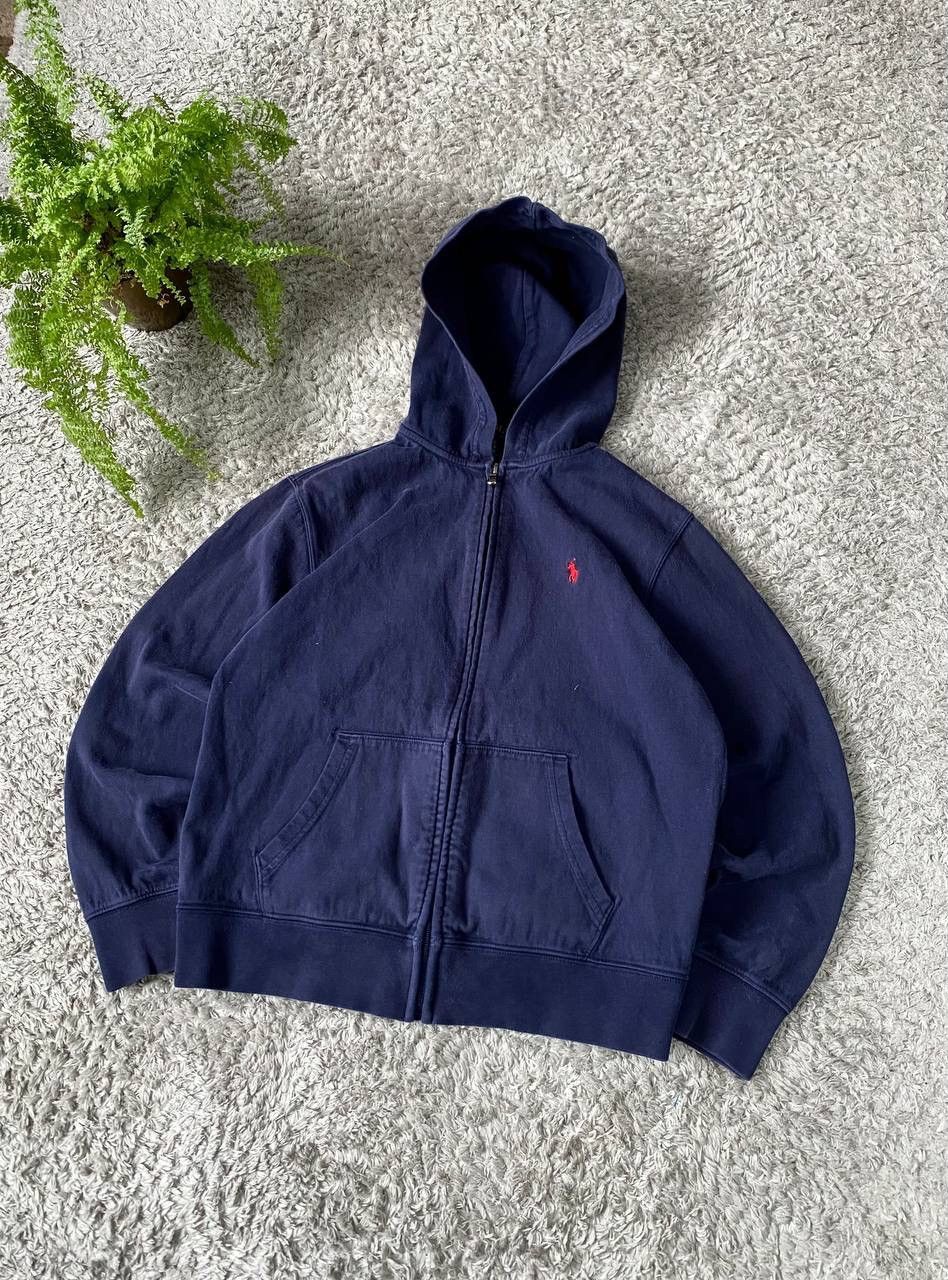 Polo Ralph Lauren × Vintage 00s Polo Ralph Lauren Zip-Hoodie Streetwear Vintage Logo Y2k Size M / US 6-8 / IT 42-44 - 2 Thumbnail
