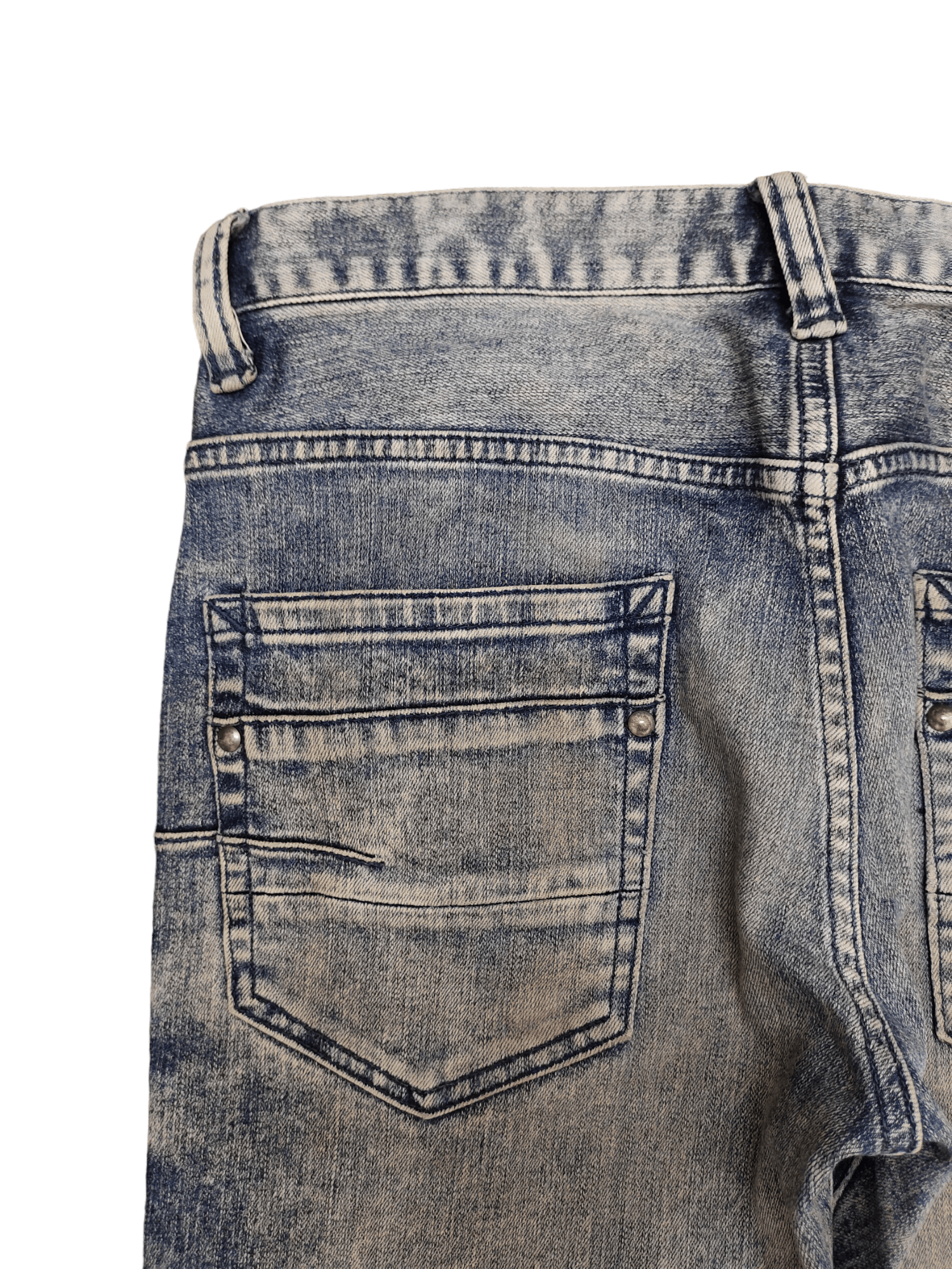 OG Tornado Mart Japan Distress Faded Clawmark Denim Pants