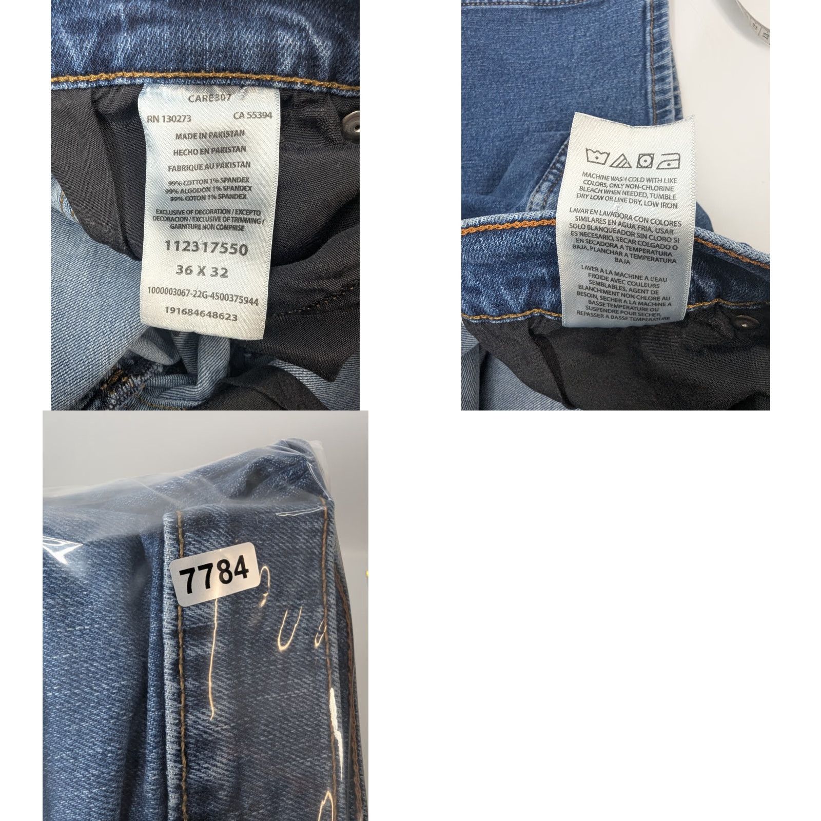 Wrangler Wrangler Retro Jeans Mens 36x32 Blue Denim Stretch Straight 5-Pocket Design Cowboy Western Boot Part of Wrangler Retro Collection Mens Size US 36 / EU 52 - 9 Thumbnail