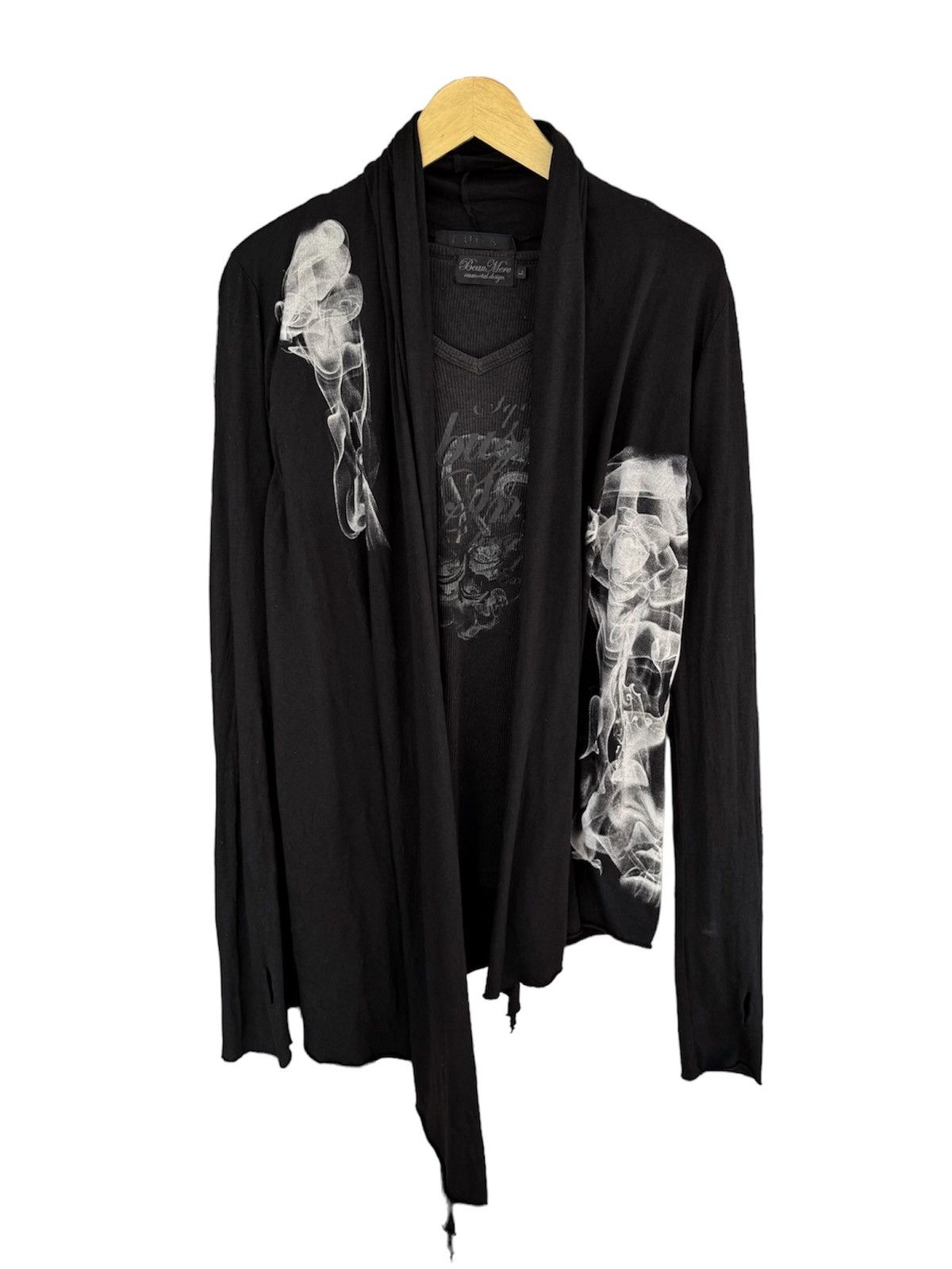 If Six Was Nine ❤️Sold❤️ Japanese Fuga Cardigan ifsix lgb yohji style Size US M / EU 48-50 / 2 - 3 Thumbnail
