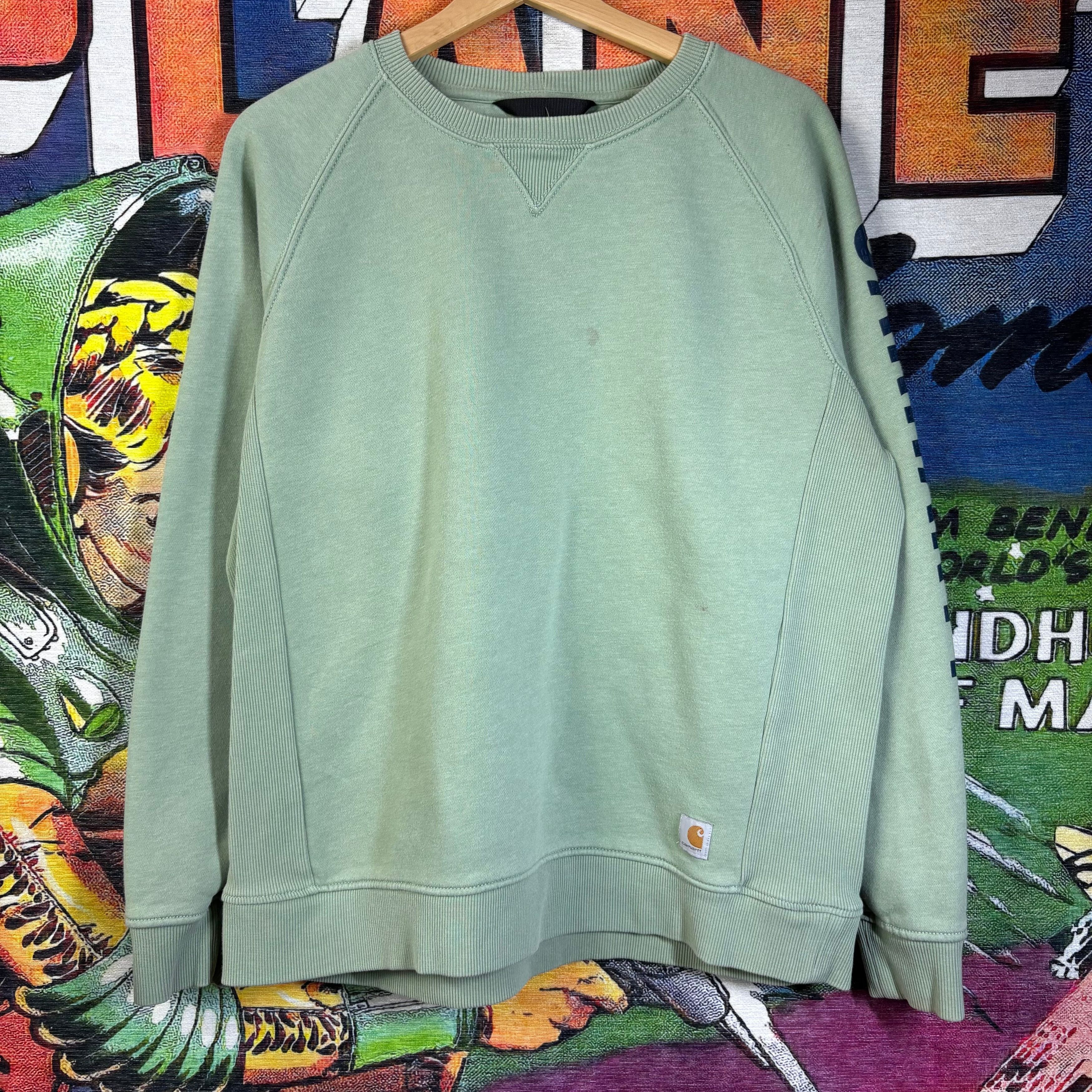 Carhartt Carhartt Women's Relaxed Fit CrewNeck SweatShirt Size Youth Size US S / EU 44-46 / 1 - 1 Thumbnail