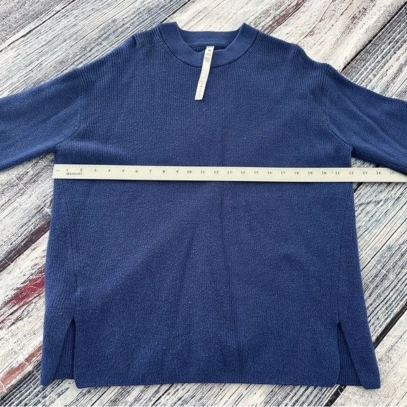 Lululemon Lululemon Merino Wool-Blend Ribbed Crewneck Sweater Heathere Size XL / US 12-14 / IT 48-50 - 11 Thumbnail