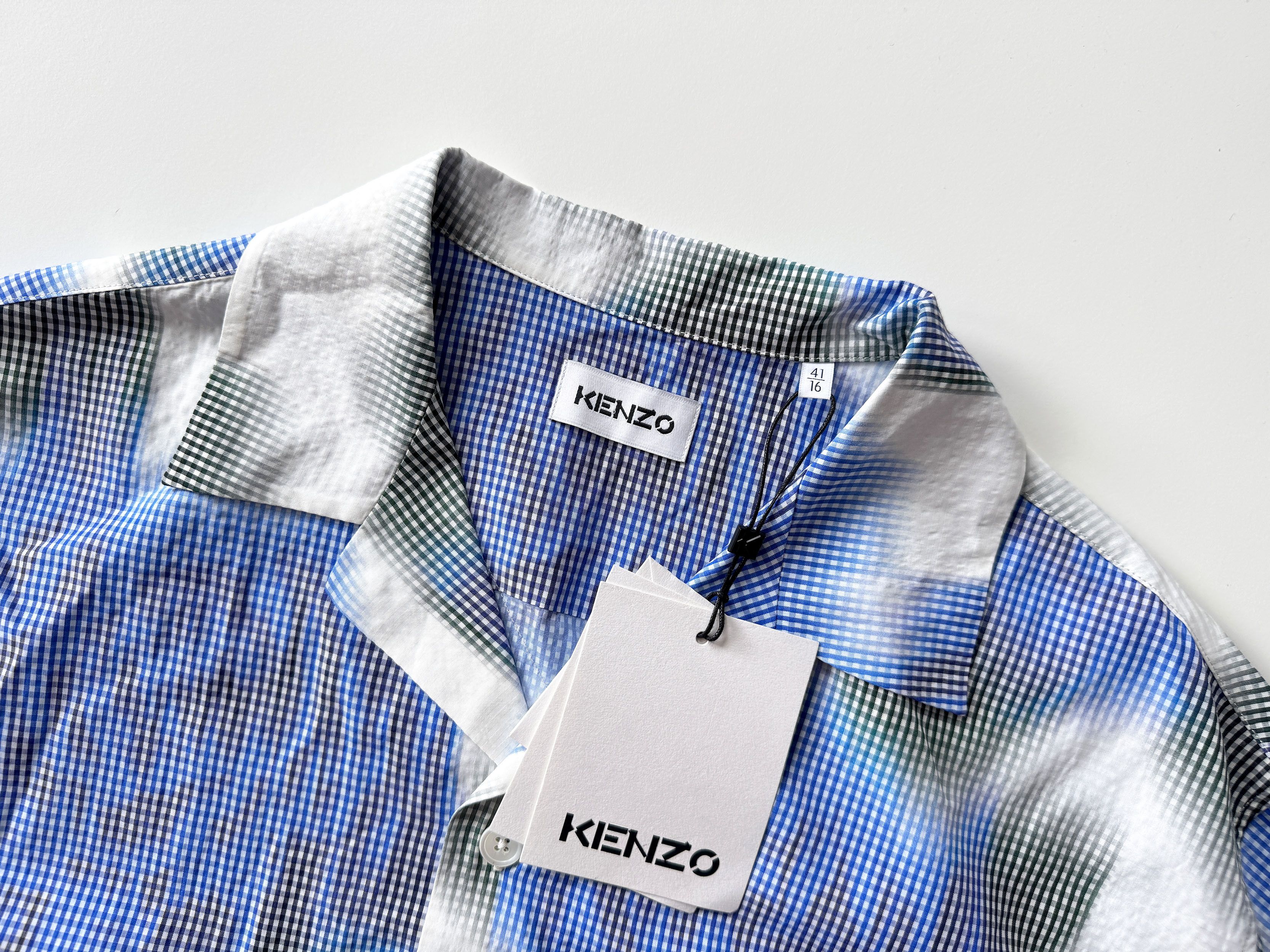 Kenzo Kenzo Shirt Size 41 / 16 NWT Size US L / EU 52-54 / 3 - 3 Thumbnail