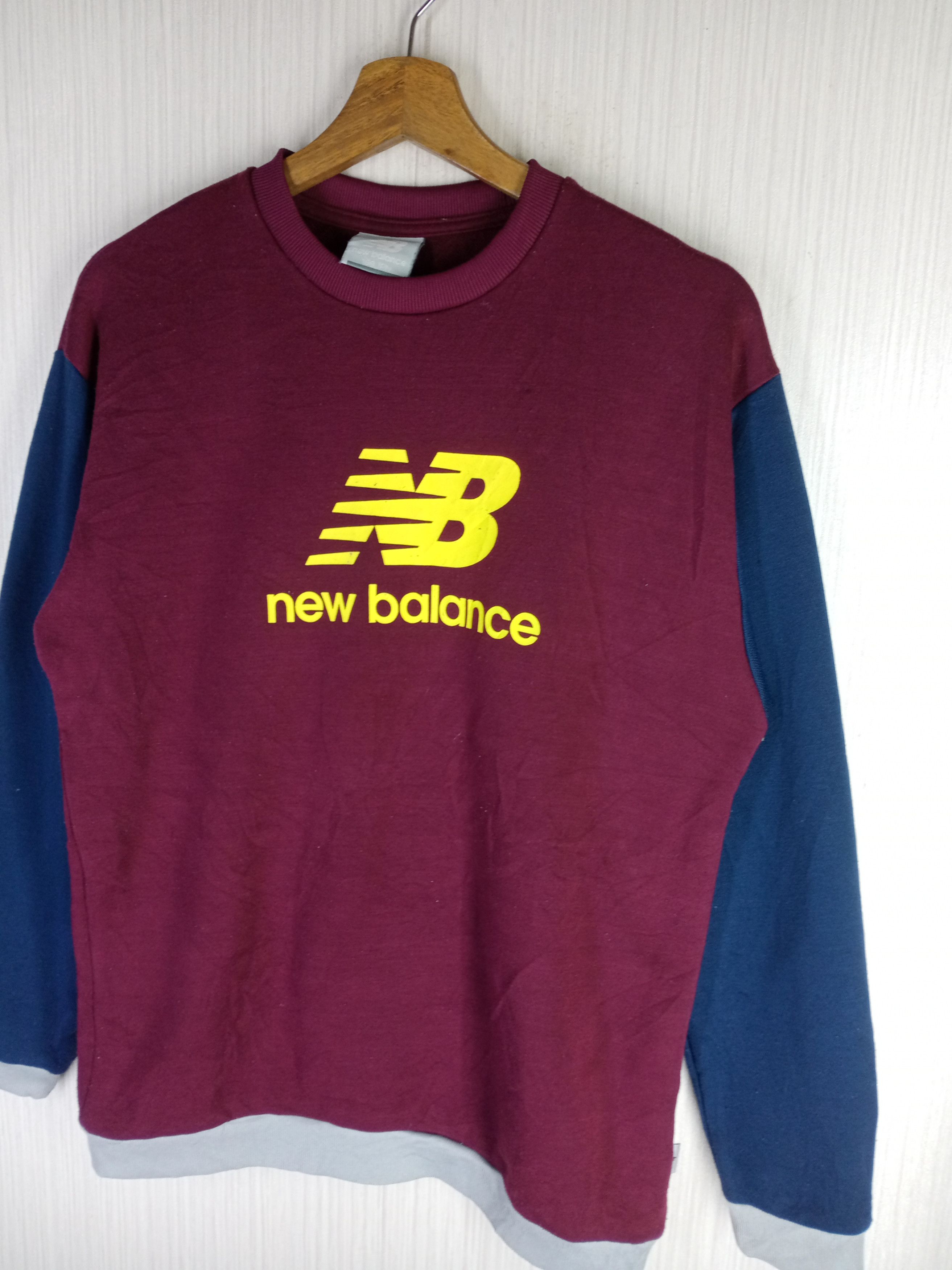 New Balance Rare New Balance Big Logo Sweatshirt Size US M / EU 48-50 / 2 - 2 Thumbnail