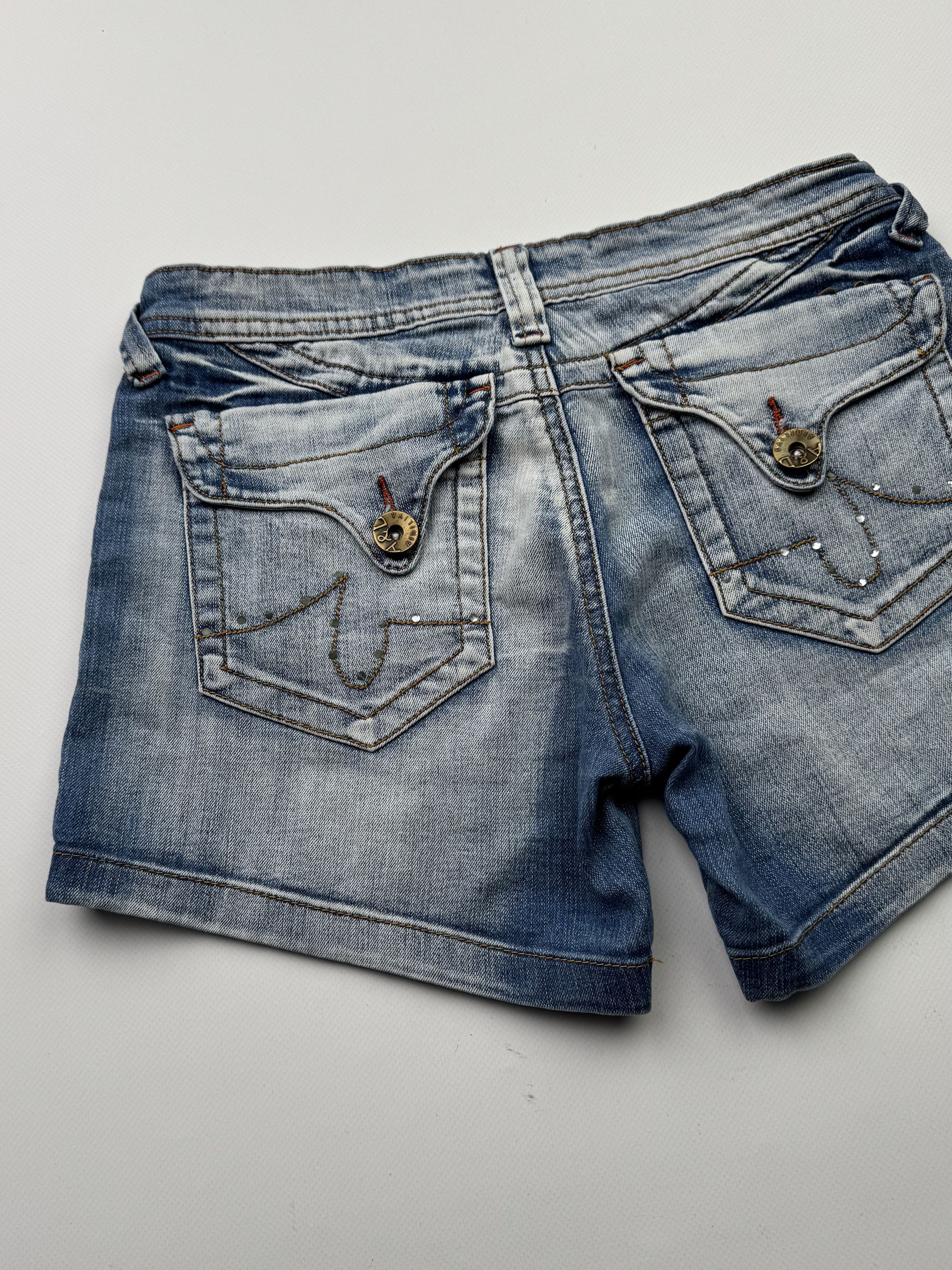 Vintage Vintage Mini Shorts B661(V382)E2 Size 25" / US 0 / IT 36 - 7 Thumbnail