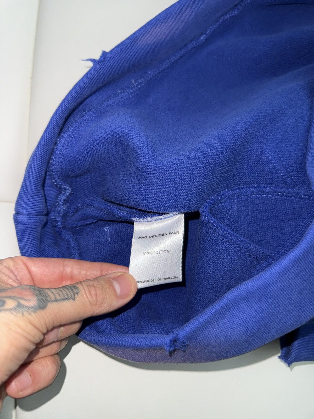 Who Decides War Blue glory hoodie Size US S / EU 44-46 / 1 - 5 Thumbnail