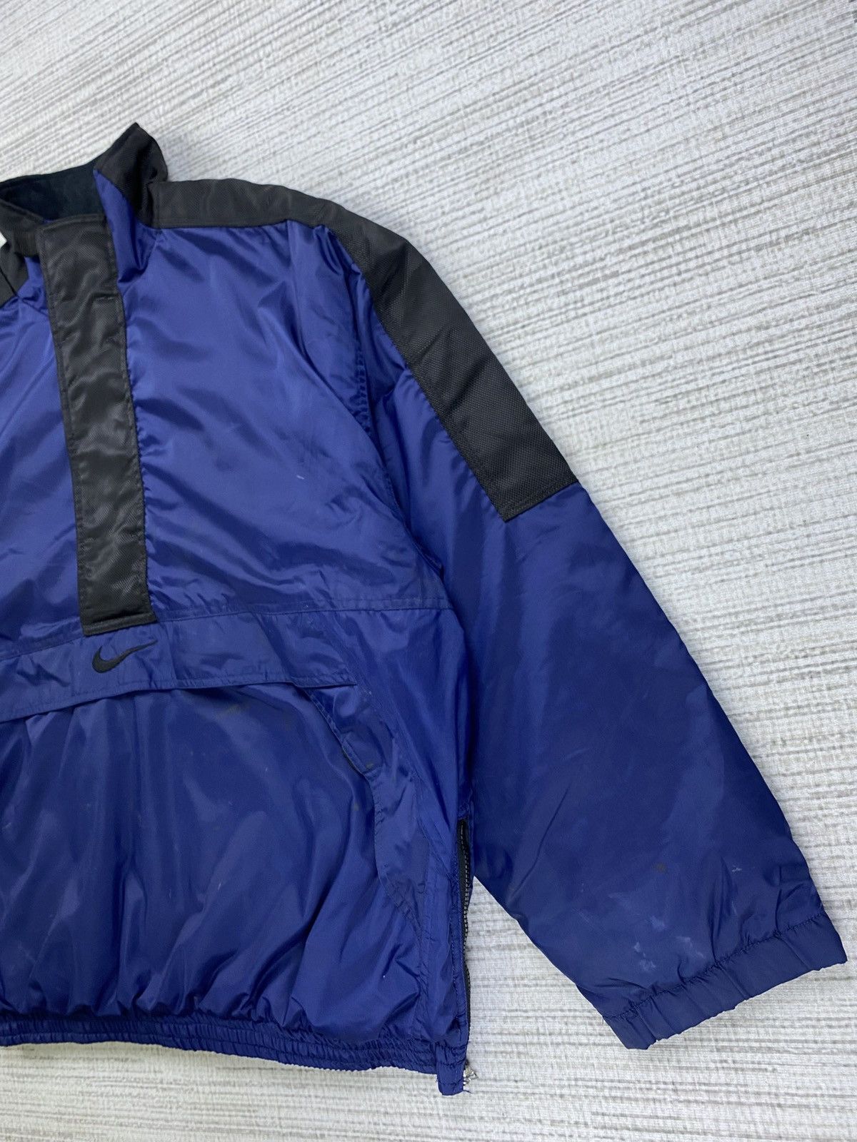 Nike 🔥90s Nike Center Swoosh Pullover Anorak Back Hit Jacket Size US XL / EU 56 / 4 - 4 Thumbnail