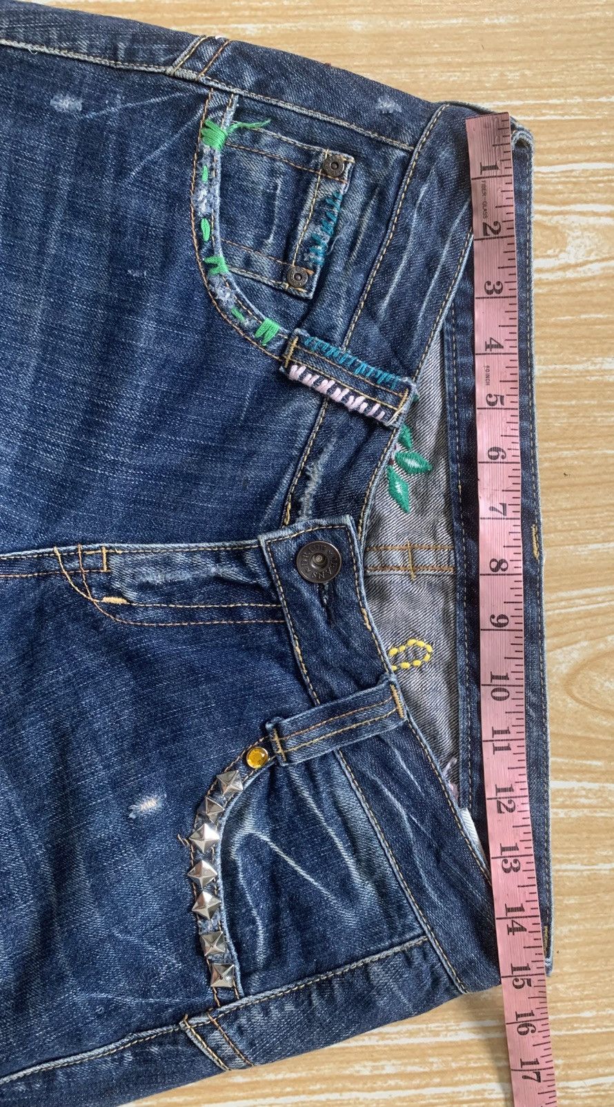 Beauty Beast × Le Grande Bleu (L.G.B.) 🔥 Drive Jeans Flare Denim Pants Size US 30 / EU 46 - 23 Thumbnail